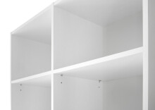 Wohnwand >Fort Dogde< in Weiß - 272x205x40cm (BxHxT)