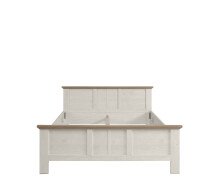 Bett >Indianapolis< in Schneeeiche - 193x95,2x210,4cm (BxHxT)