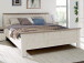 Bett >Indianapolis< in Schneeeiche - 193x95,2x210,4cm (BxHxT)