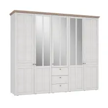 Kleiderschrank >Indianapolis< in Schneeeiche -...