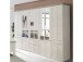 Kleiderschrank >Indianapolis< in Schneeeiche - 254,4x216,6x62,1cm (BxHxT)