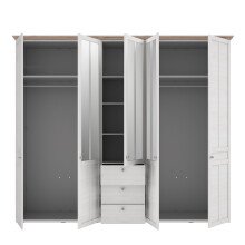 Schlafzimmer-Set >Indianapolis< (4-teilig) in Schneeeiche