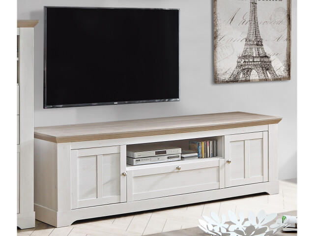 TV-Board >Indianapolis< in Schneeeiche - 204,7x59,1x55cm (BxHxT)