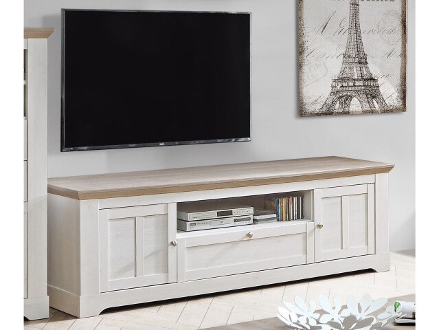 TV-Board >Indianapolis< in Schneeeiche - 204,7x59,1x55cm (BxHxT)