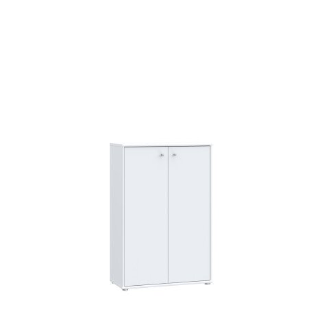 Kommode >Tembi< in Weiß - 73,7x111,1x34,8cm (BxHxT)