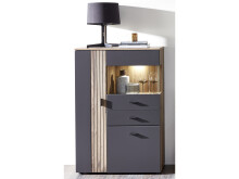 Vitrine >Lydias< in Flagstaff Oak Umbria -...