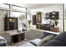 Wandregal >Lydias< in Flagstaff Oak Umbria - 150x88x22cm (BxHxT)