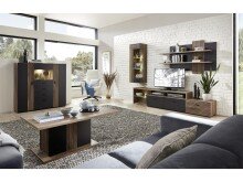 Wandregal >Lydias< in Flagstaff Oak Umbria - 150x88x22cm (BxHxT)