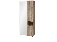 Garderobenschrank >Lydias< in Flagstaff Oak Umbria - 82x204x38cm (BxHxT)