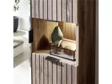 Garderobenschrank >Lydias< in Flagstaff Oak Umbria - 82x204x38cm (BxHxT)