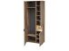 Garderobenschrank >Lydias< in Flagstaff Oak Umbria - 82x204x38cm (BxHxT)