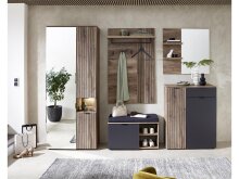 Garderobenpaneel >Lydias< in Flagstaff Oak Umbria - 82x134x30cm (BxHxT)