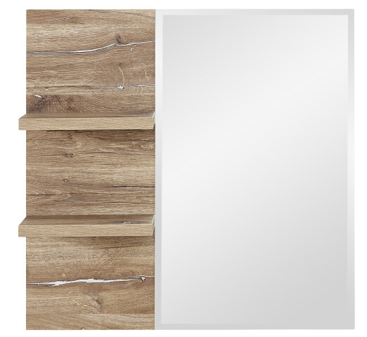 Wandspiegel >Lydias< in Flagstaff Oak Umbria - 82x80x17cm (BxHxT)
