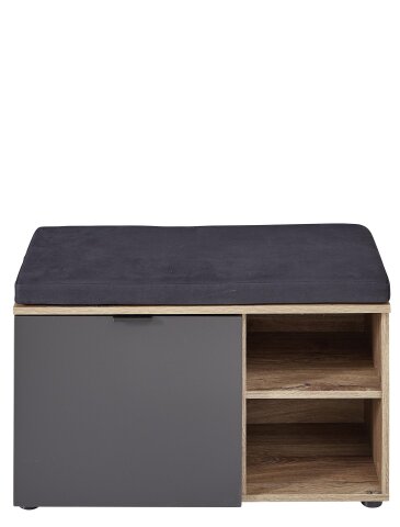 Sitzbank >Lydias< in Flagstaff Oak Umbria - 82x51x38cm (BxHxT)