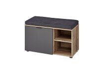 Sitzbank >Lydias< in Flagstaff Oak Umbria - 82x51x38cm (BxHxT)