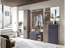 Sitzbank >Lydias< in Flagstaff Oak Umbria - 82x51x38cm (BxHxT)