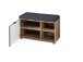 Sitzbank >Lydias< in Flagstaff Oak Umbria - 82x51x38cm (BxHxT)