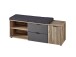 Sitzbank >Lydias< in Flagstaff Oak Umbria - 134x51x38cm (BxHxT)