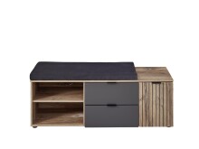 Garderoben-Set >Lydias< (4-teilig) in Flagstaff Oak Umbria - 216x204x38 (BxHxT)