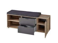 Garderoben-Set >Lydias< (4-teilig) in Flagstaff Oak Umbria - 216x204x38 (BxHxT)