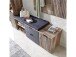 Garderoben-Set >Lydias< (3-teilig) in Flagstaff Oak Umbria - 216x204x38 (BxHxT)