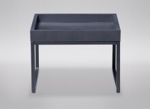 Couchtisch >Detroit< in Kernbuche Schwarz - 49x36x49 (BxHxT)