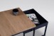 Couchtisch >Detroit< in Kernbuche Schwarz - 49x36x49 (BxHxT)
