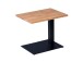 Beistelltisch >Beulah< in Wildeiche aus Massivholz, Metall - 55x50x40cm (BxHxT)