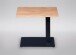 Beistelltisch >Beulah< in Wildeiche aus Massivholz, Metall - 55x50x40cm (BxHxT)
