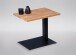 Beistelltisch >Beulah< in Wildeiche aus Massivholz, Metall - 55x50x40cm (BxHxT)