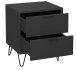 Kommode >Boulder< in Anthrazit matt Lack DB - 51x62x45cm (BxHxT)