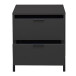 Kommode >Boulder< in Anthrazit matt Lack QF - 51x62x45cm (BxHxT)