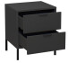 Kommode >Boulder< in Anthrazit matt Lack QF - 51x62x45cm (BxHxT)