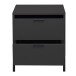 Kommode >Boulder< in Anthrazit matt Lack QF - 51x62x45cm (BxHxT)