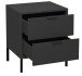 Kommode >Boulder< in Anthrazit matt Lack QF - 51x62x45cm (BxHxT)