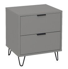 Kommode >Boulder< in Kreidegrau matt Lack DB - 51x62x45cm (BxHxT)