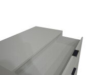 Kommode >Boulder< in Kreidegrau matt Lack DB - 51x62x45cm (BxHxT)