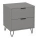 Kommode >Boulder< in Kreidegrau matt Lack DB - 51x62x45cm (BxHxT)