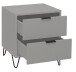 Kommode >Boulder< in Kreidegrau matt Lack DB - 51x62x45cm (BxHxT)