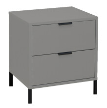 Kommode >Boulder< in Kreidegrau matt Lack QF - 51x62x45cm (BxHxT)