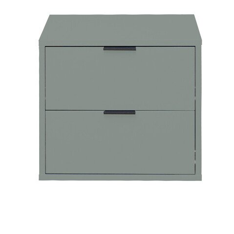 Kommode >Boulder< in Pine Green matt Lack BG - 51x47x45cm (BxHxT)