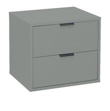 Kommode >Boulder< in Pine Green matt Lack BG - 51x47x45cm (BxHxT)