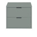 Kommode >Boulder< in Pine Green matt Lack BG - 51x47x45cm (BxHxT)