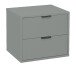 Kommode >Boulder< in Pine Green matt Lack BG - 51x47x45cm (BxHxT)