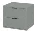 Kommode >Boulder< in Pine Green matt Lack BG - 51x47x45cm (BxHxT)