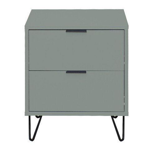 Kommode >Boulder< in Pine Green matt Lack DB - 51x62x45cm (BxHxT)