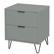 Kommode >Boulder< in Pine Green matt Lack DB - 51x62x45cm (BxHxT)