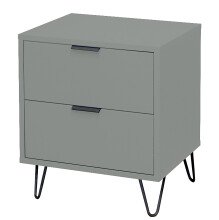 Kommode >Boulder< in Pine Green matt Lack DB - 51x62x45cm (BxHxT)