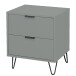 Kommode >Boulder< in Pine Green matt Lack DB - 51x62x45cm (BxHxT)