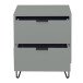 Kommode >Boulder< in Pine Green matt Lack DB - 51x62x45cm (BxHxT)